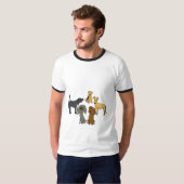 AR, gehender Freund-T - Shirt (Vorne ganz)
