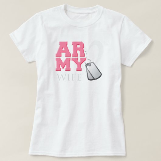 AR-MY-Ehefrau T-Shirt (Design vorne)
