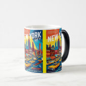 AR Reiseplakat | New York City 1960er Verwandlungstasse (VorderseiteRechts)