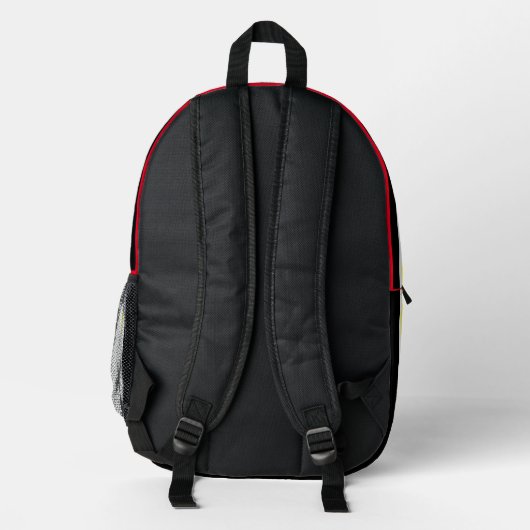AR SHINN DELUXE BACKPACK BEDRUCKTER RUCKSACK (Rückseite)