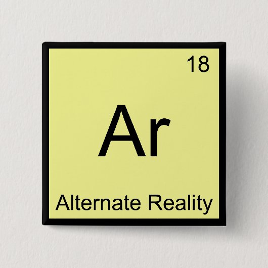 Ar - T-Shirt für alternative Reality Funny Chemist Button (Vorderseite)