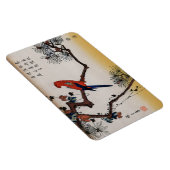 Ara auf Kiefernzweig, Hiroshige Magnet (Rechte Seite)