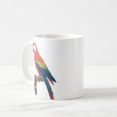 Ara Canga Parrot Kaffeetasse (Vorderseite Links)