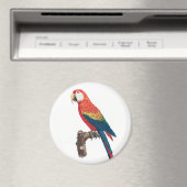 Ara Canga Parrot Magnet (In Situ (Geschirrspüler))