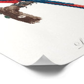 Ara Canga Parrot Poster (Ecke)