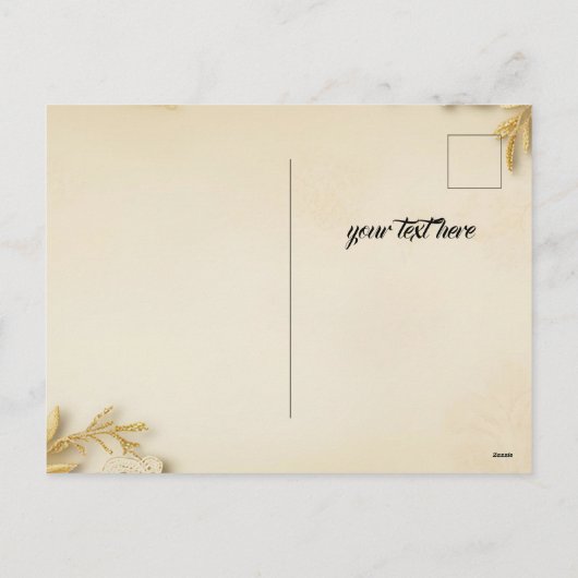 Ära Feiertagspostkarte (Rückseite)