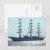 ARA Libertad-Schiff Postkarte (Vorne/Hinten)