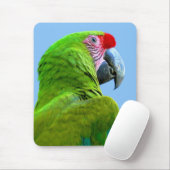 Ara Militaris Grüner Paprot Mousepad (Mit Mouse)