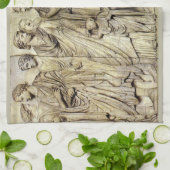 Ara-Pacis-Friede Geschirrtuch (Gefaltet)