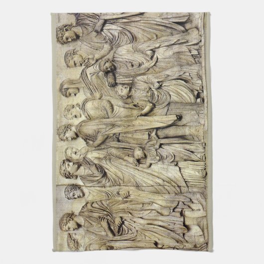 Ara-Pacis-Friede Geschirrtuch (Vertikal)