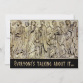 Ara Pacis Frieze Einladung (Vorderseite)