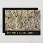 Ara Pacis Frieze Einladung (Vorne/Hinten)