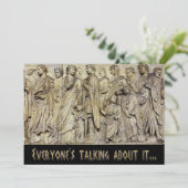 Ara Pacis Frieze Einladung (Stehend Vorderseite)