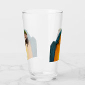Ara Papagei Foto Glas (Links)