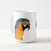 Ara Papagei Foto Kaffeetasse (Vorderseite Links)