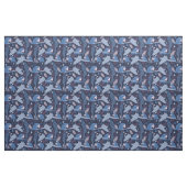 Ara Parrot Blau Rosa tropisches Muster Stoff (Yard (91,4 cm))
