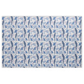 Ara Parrot Blaurosa tropisches Muster Stoff (Yard (91,4 cm))