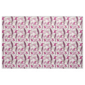 Ara Parrot Pink tropisches Leaf Muster Stoff (Yard (91,4 cm))