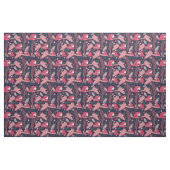 Ara Parrot Red Blue Tropical Pattern Stoff (Yard (91,4 cm))