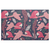 Ara Parrot Rotes Tropenmuster Stoff (Fat Quarter (45,7 x 55,9 cm))