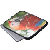 Ara-Scharbe Laptopschutzhülle (Vorne Knopf)