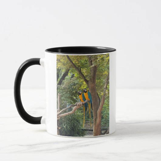 Ara-Vögel Foto-Tasse Tasse (Links)