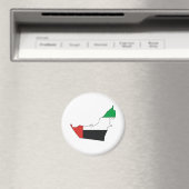 Arab Emirates Flaggen-Karte Magnet (In Situ (Geschirrspüler))
