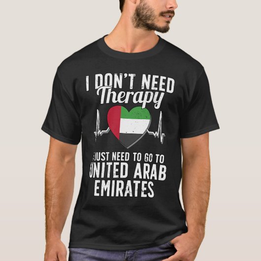 Arab I United Arab Emirates Flag I United Arab Emi T-Shirt (Vorderseite)