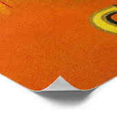 Arab Man Coffee Label Poster (Ecke)