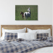 Arab Mare & Foal Leinwanddruck (Insitu (Schlafzimmer))