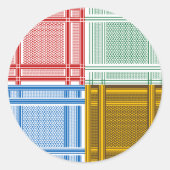 Arab Shemagh Scarves Stickers (Vorderseite)