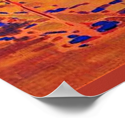 Arab Town by Kandinsky, Poster (Ecke)