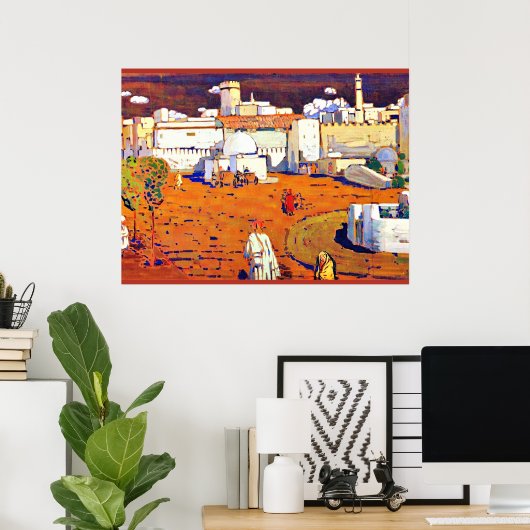 Arab Town by Kandinsky, Poster (Heimbüro)