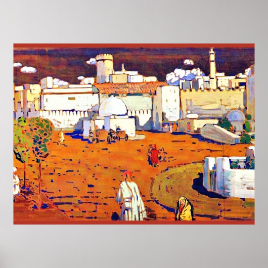 Arab Town by Kandinsky, Poster (Vorne)