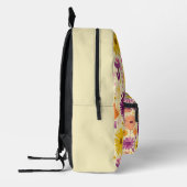 Arabella Cascading Modernes Blumenmuster Bedruckter Rucksack (Links)
