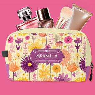Arabella kaskadierendes modernes Blumenmuster Waschbeutel