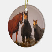 Araber am Sonnenuntergang Keramikornament (Links)