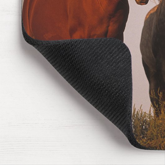 Araber am Sonnenuntergang Mousepad (Ecke)