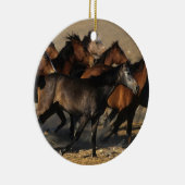 Araber, die in die Wüste laufen Keramik Ornament (Rechts)