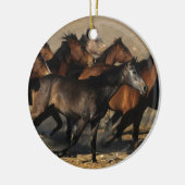 Araber, die in die Wüste laufen Keramik Ornament (Links)