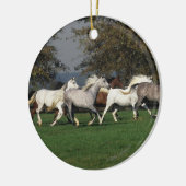 Araber, die in Feld laufen Keramikornament (Links)