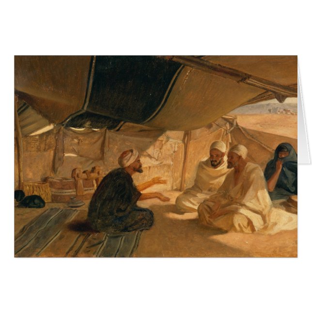 Araber in der Wüste, 1871 (Vorderseite (Horizontal))