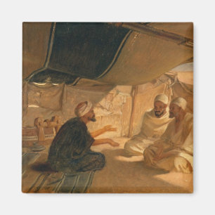 Araber in der Wüste, 1871 Magnet