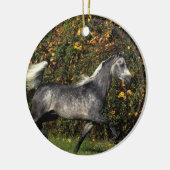 Araber-Laufen: Herbst Keramik Ornament (Links)