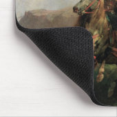 Araber mit einem Falken Mousepad (Ecke)