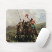 Araber mit einem Falken Mousepad (Mit Mouse)