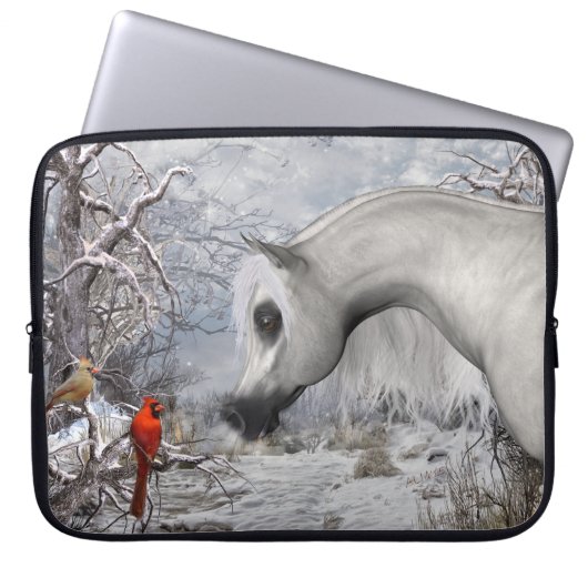 Araber-u. Kardinals-Laptop-Hülse 15 Zoll Laptopschutzhülle (Vorderseite)