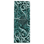 Arabesbriefe Geschenktüte Für Weinflaschen (Vorderseite)