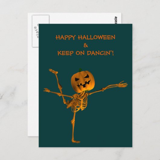 Arabeske Ballet Position Postkarte (Vorne/Hinten)