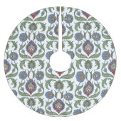 Arabeske Blumenmuster Polyester Weihnachtsbaumdecke (Vorderseite)